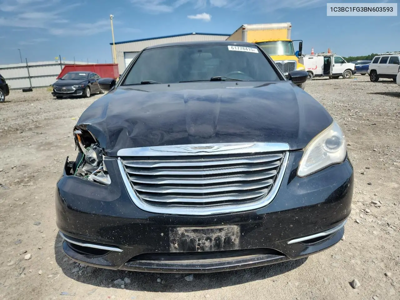 2011 Chrysler 200 Touring VIN: 1C3BC1FG3BN603593 Lot: 61778415