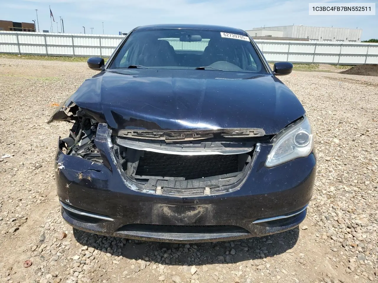 2011 Chrysler 200 Lx VIN: 1C3BC4FB7BN552511 Lot: 62739705