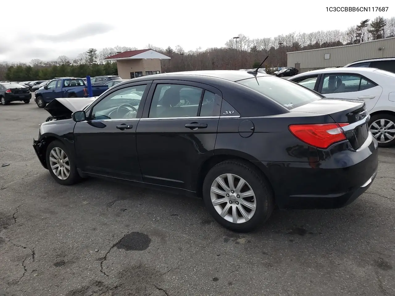2012 Chrysler 200 Touring VIN: 1C3CCBBB6CN117687 Lot: 49889425