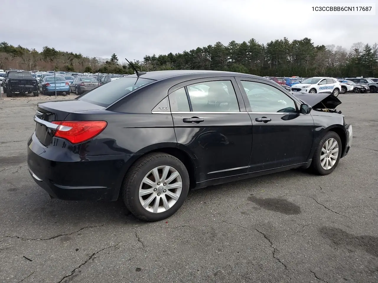 2012 Chrysler 200 Touring VIN: 1C3CCBBB6CN117687 Lot: 49889425