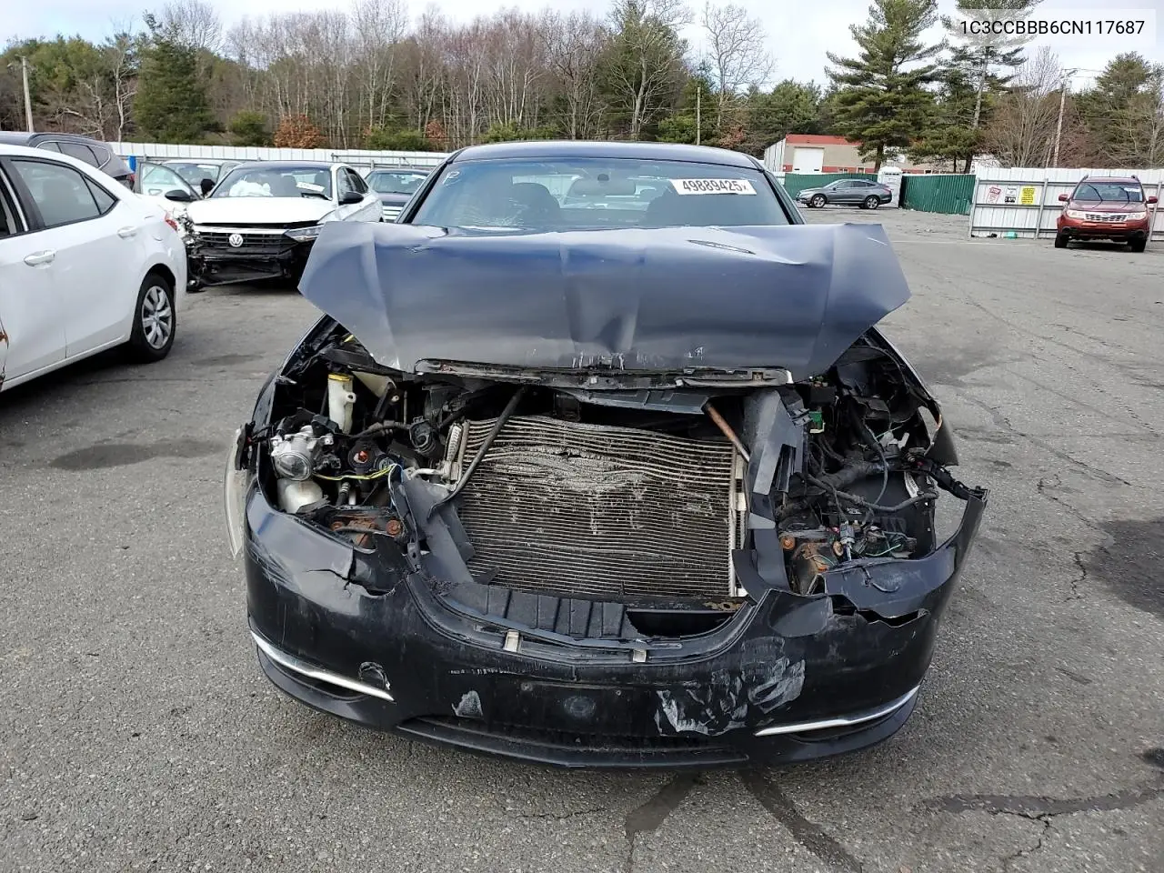 2012 Chrysler 200 Touring VIN: 1C3CCBBB6CN117687 Lot: 49889425