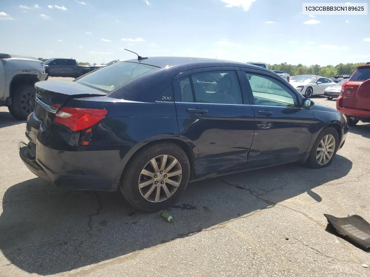 2012 Chrysler 200 Touring VIN: 1C3CCBBB3CN189625 Lot: 52030465