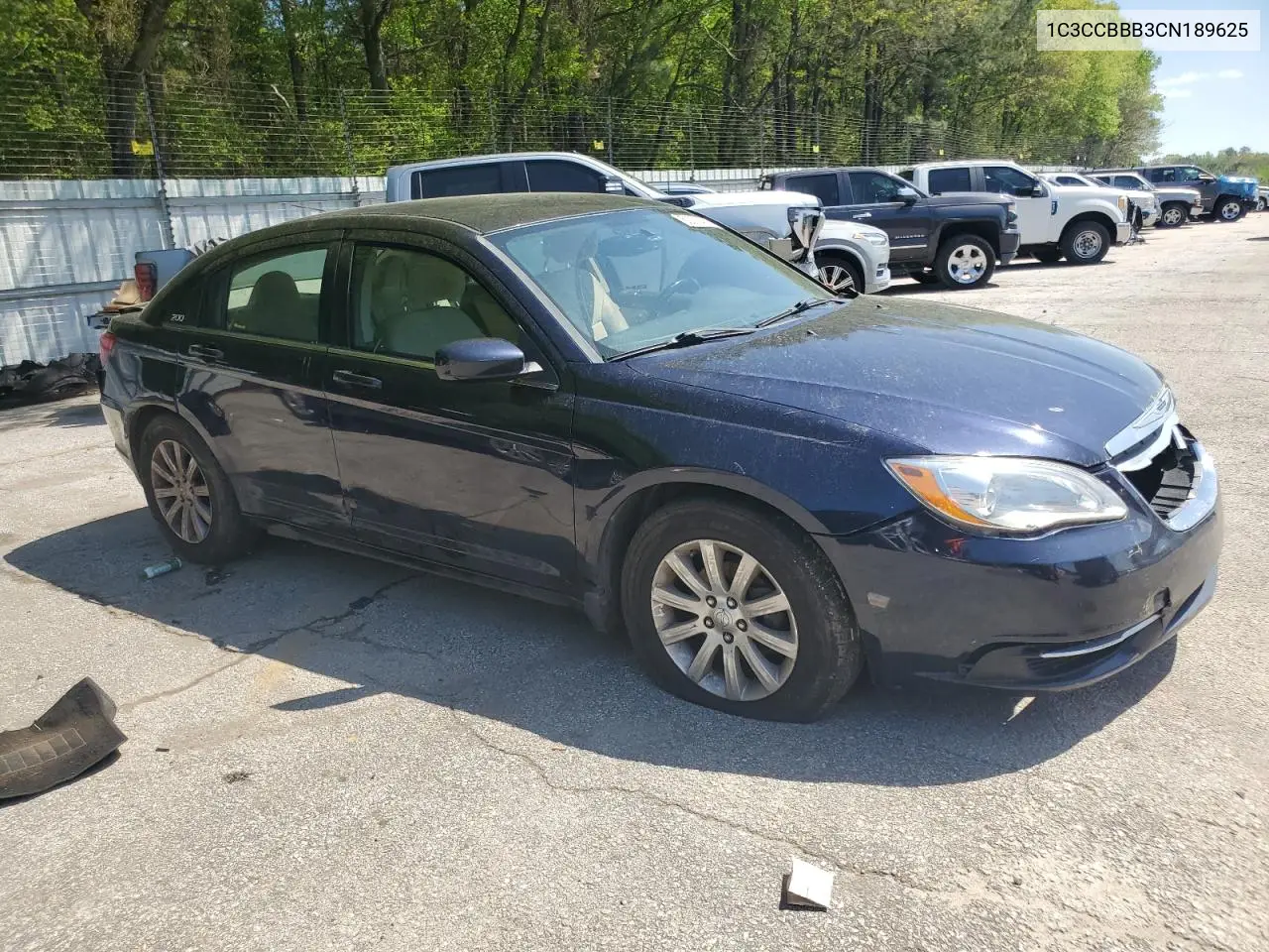 2012 Chrysler 200 Touring VIN: 1C3CCBBB3CN189625 Lot: 52030465