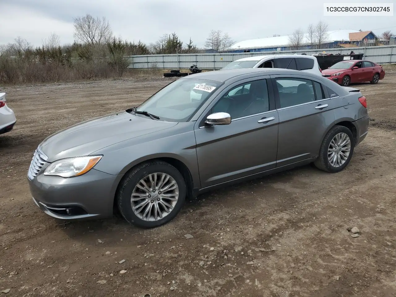 2012 Chrysler 200 Limited VIN: 1C3CCBCG7CN302745 Lot: 52176595