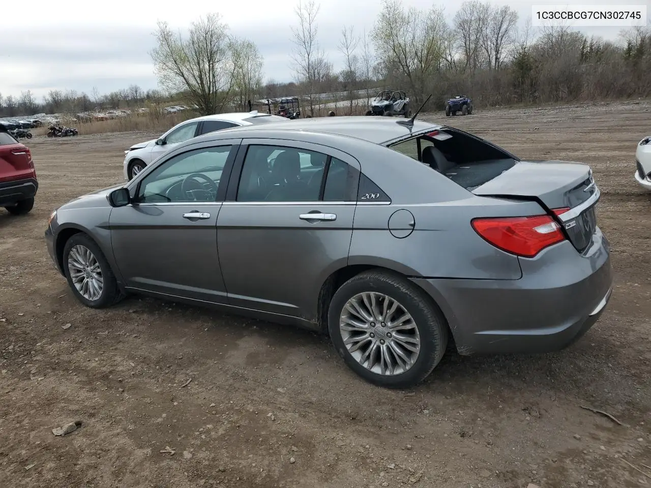 2012 Chrysler 200 Limited VIN: 1C3CCBCG7CN302745 Lot: 52176595