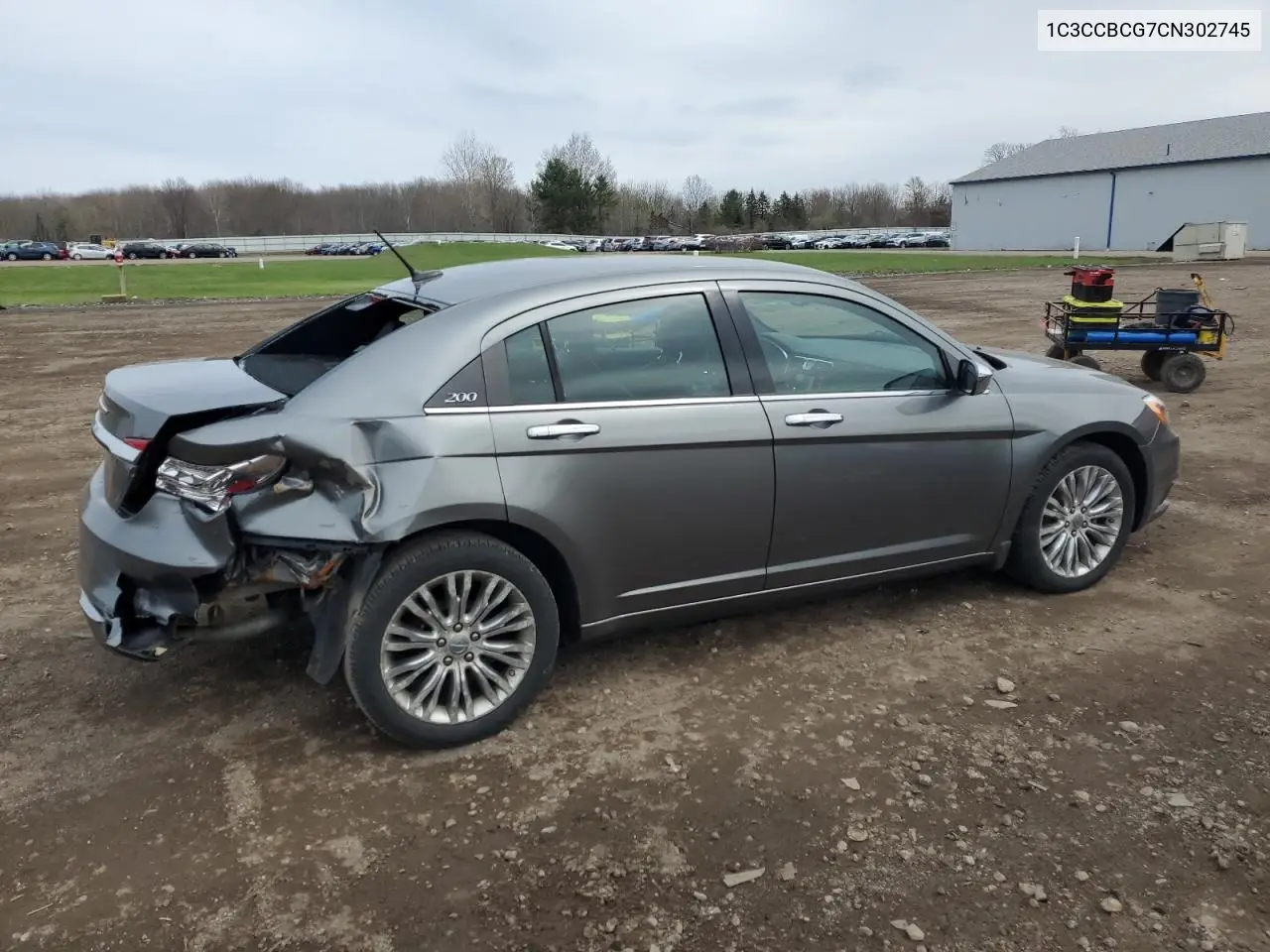 2012 Chrysler 200 Limited VIN: 1C3CCBCG7CN302745 Lot: 52176595