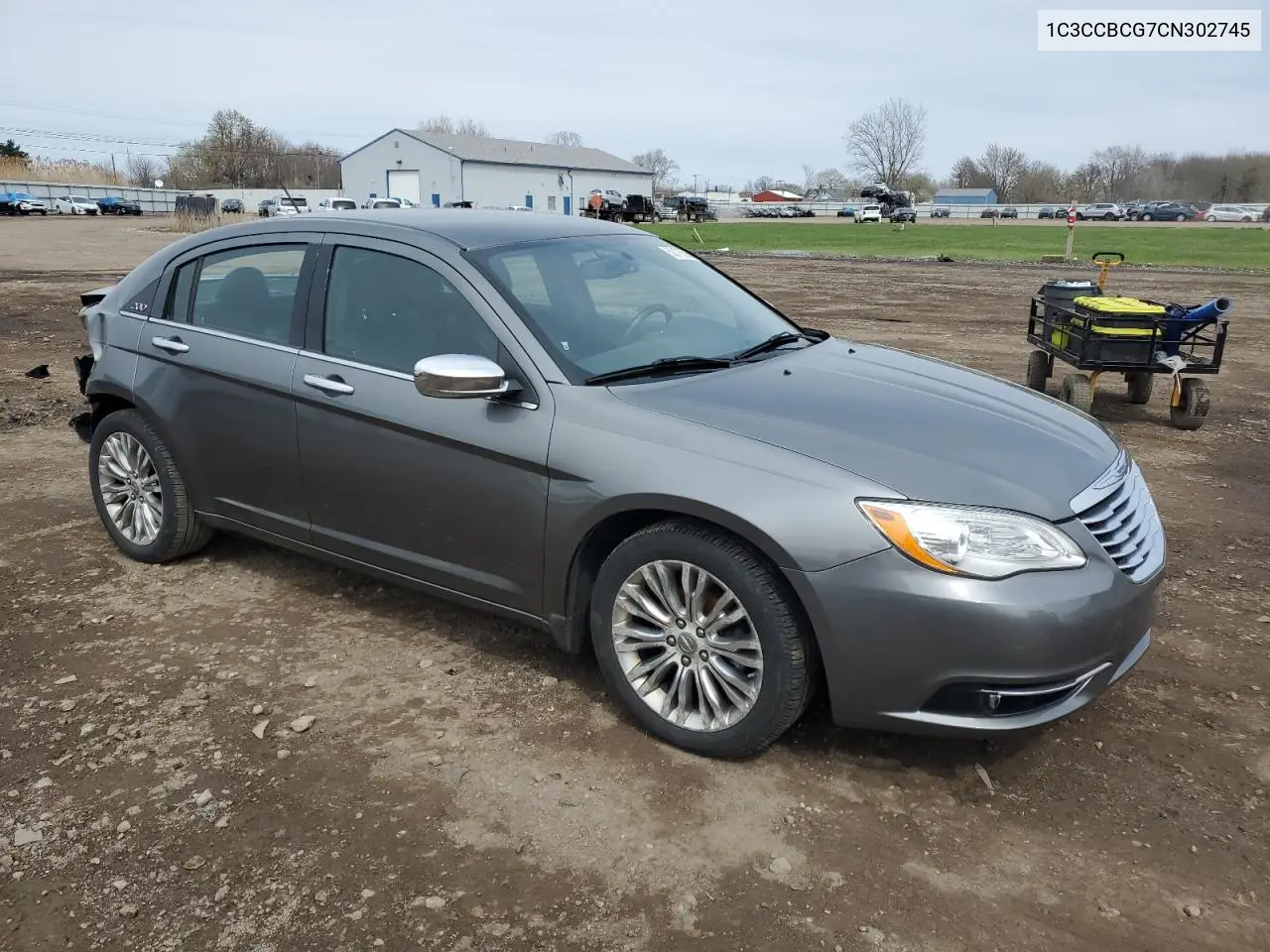 2012 Chrysler 200 Limited VIN: 1C3CCBCG7CN302745 Lot: 52176595