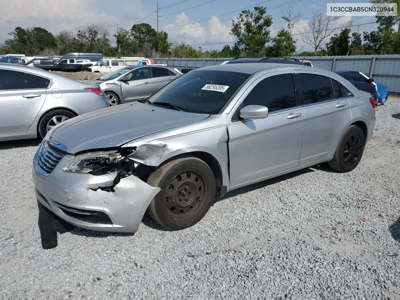 2012 Chrysler 200 Lx VIN: 1C3CCBAB5CN320944 Lot: 56295205
