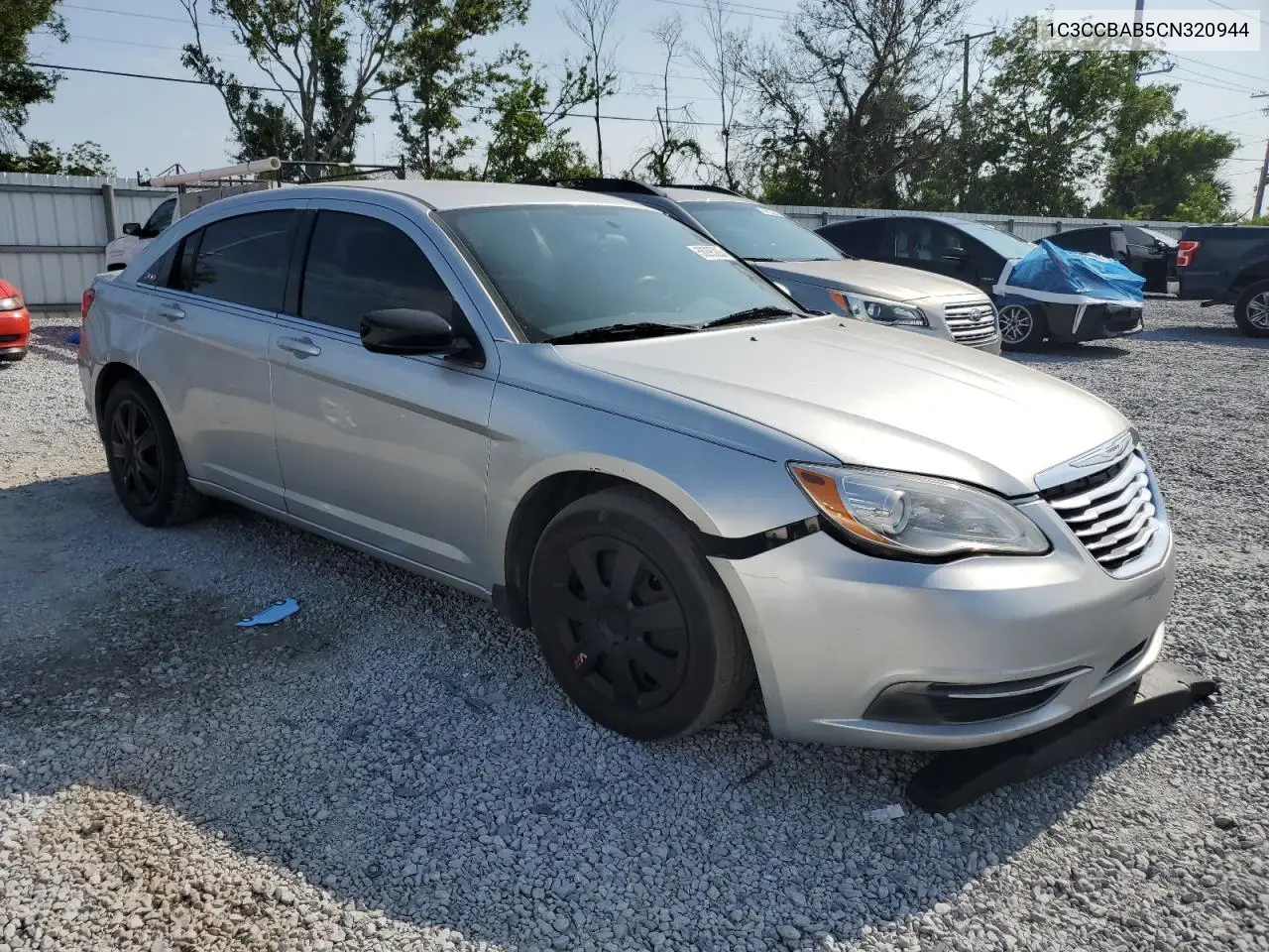 2012 Chrysler 200 Lx VIN: 1C3CCBAB5CN320944 Lot: 56295205