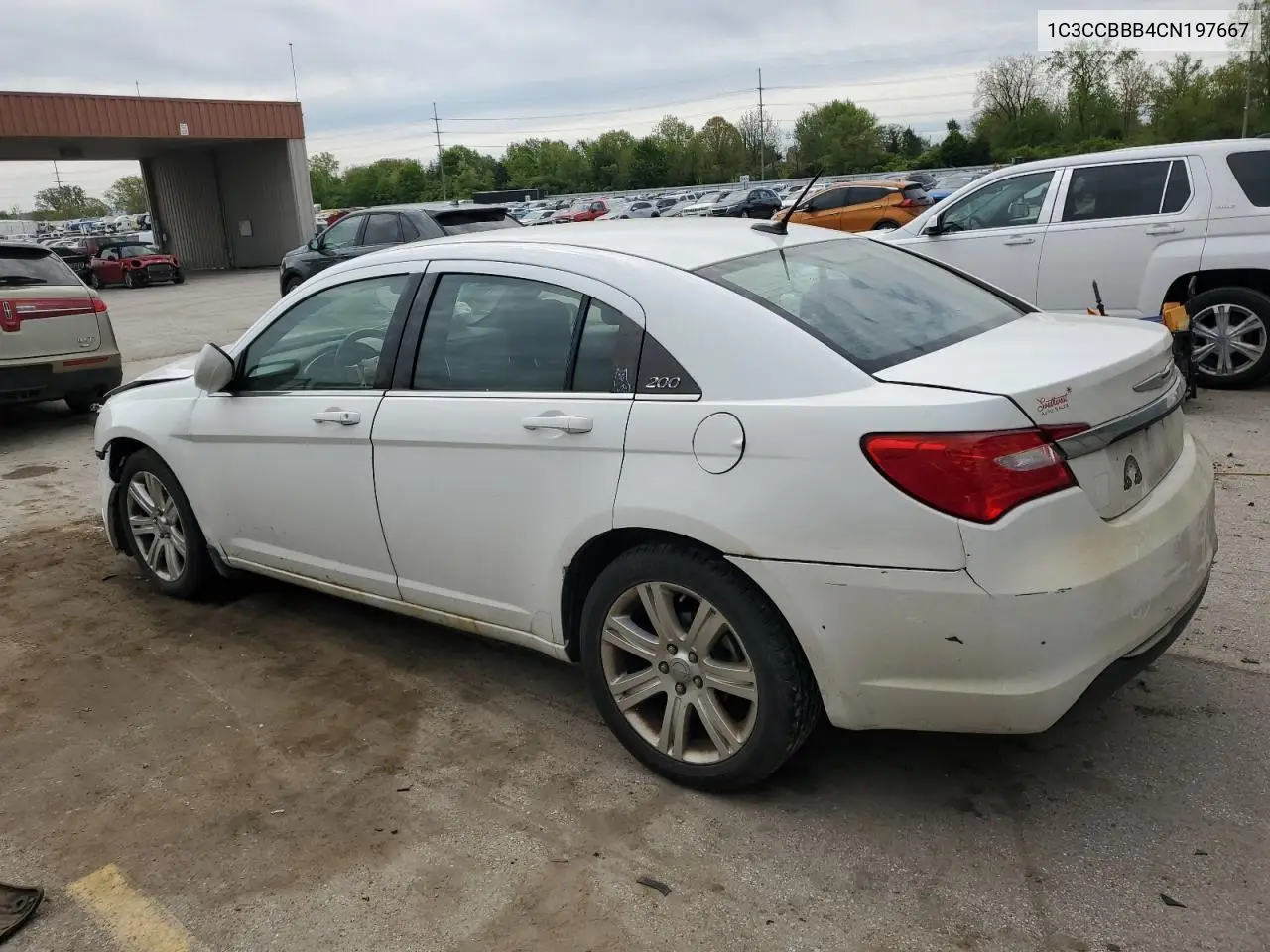 2012 Chrysler 200 Touring VIN: 1C3CCBBB4CN197667 Lot: 56578975