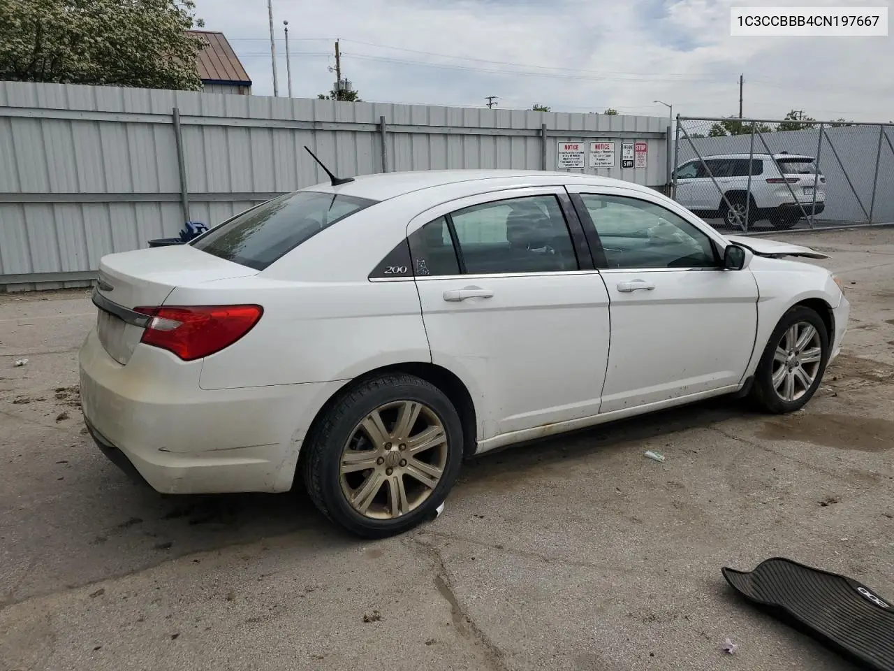 2012 Chrysler 200 Touring VIN: 1C3CCBBB4CN197667 Lot: 56578975