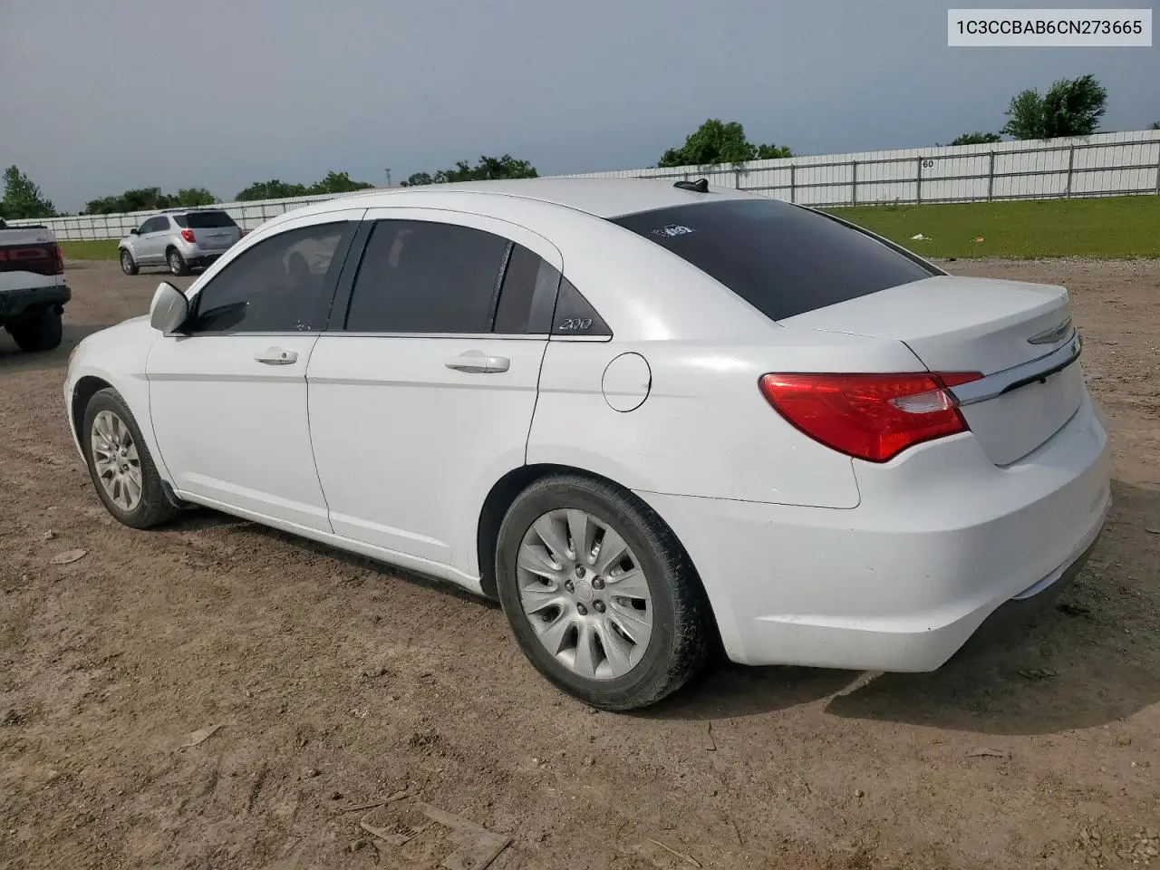 2012 Chrysler 200 Lx VIN: 1C3CCBAB6CN273665 Lot: 56874425