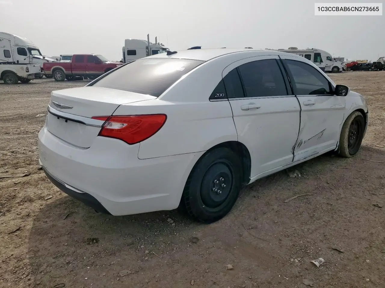 2012 Chrysler 200 Lx VIN: 1C3CCBAB6CN273665 Lot: 56874425