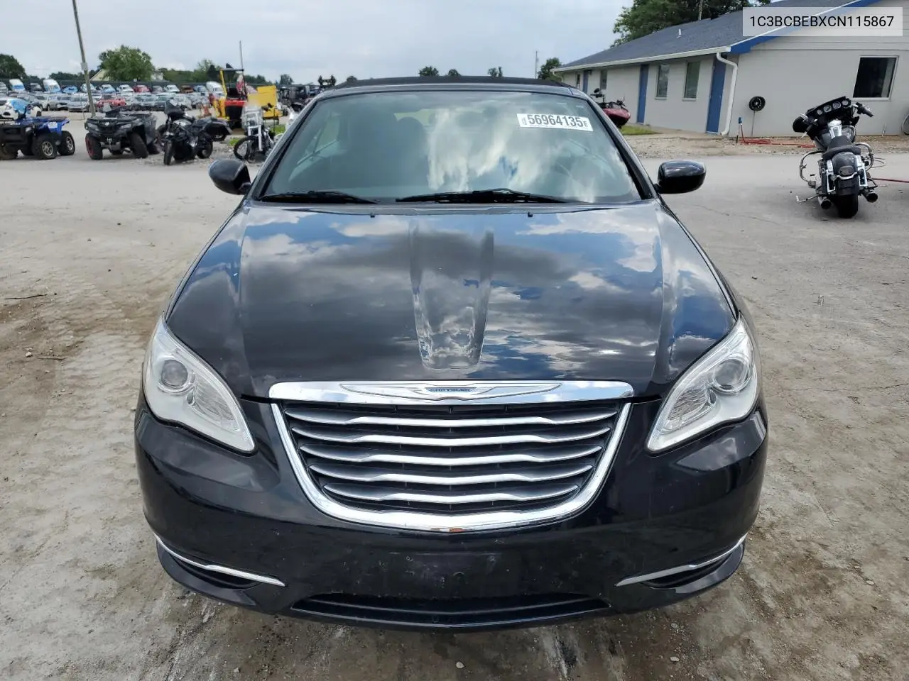 2012 Chrysler 200 Touring VIN: 1C3BCBEBXCN115867 Lot: 56964135