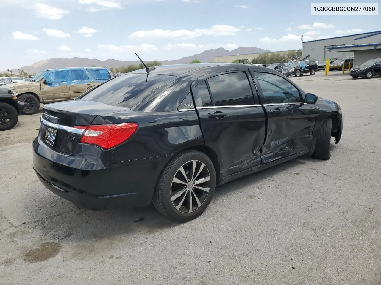 2012 Chrysler 200 Touring VIN: 1C3CCBBG0CN277060 Lot: 57147155
