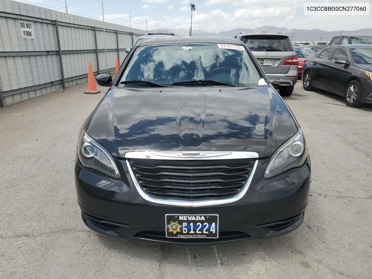2012 Chrysler 200 Touring VIN: 1C3CCBBG0CN277060 Lot: 57147155