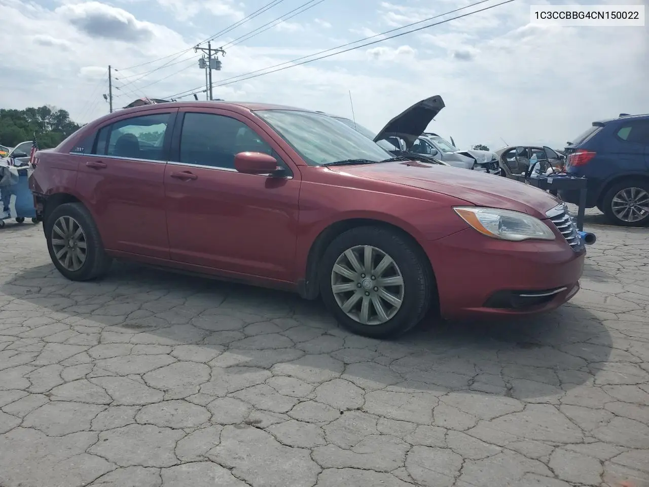 2012 Chrysler 200 Touring VIN: 1C3CCBBG4CN150022 Lot: 57164255