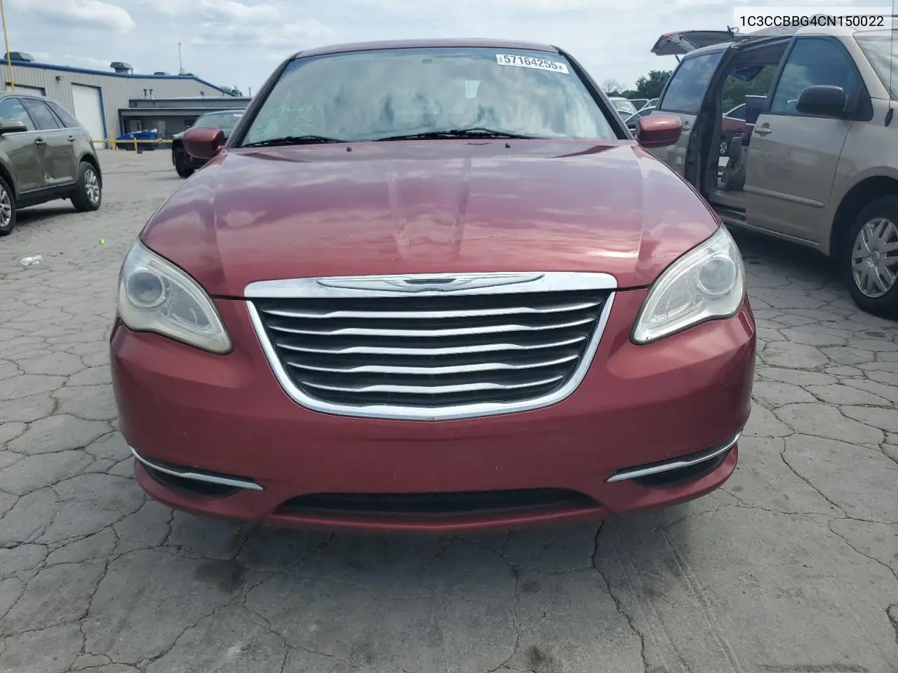 2012 Chrysler 200 Touring VIN: 1C3CCBBG4CN150022 Lot: 57164255