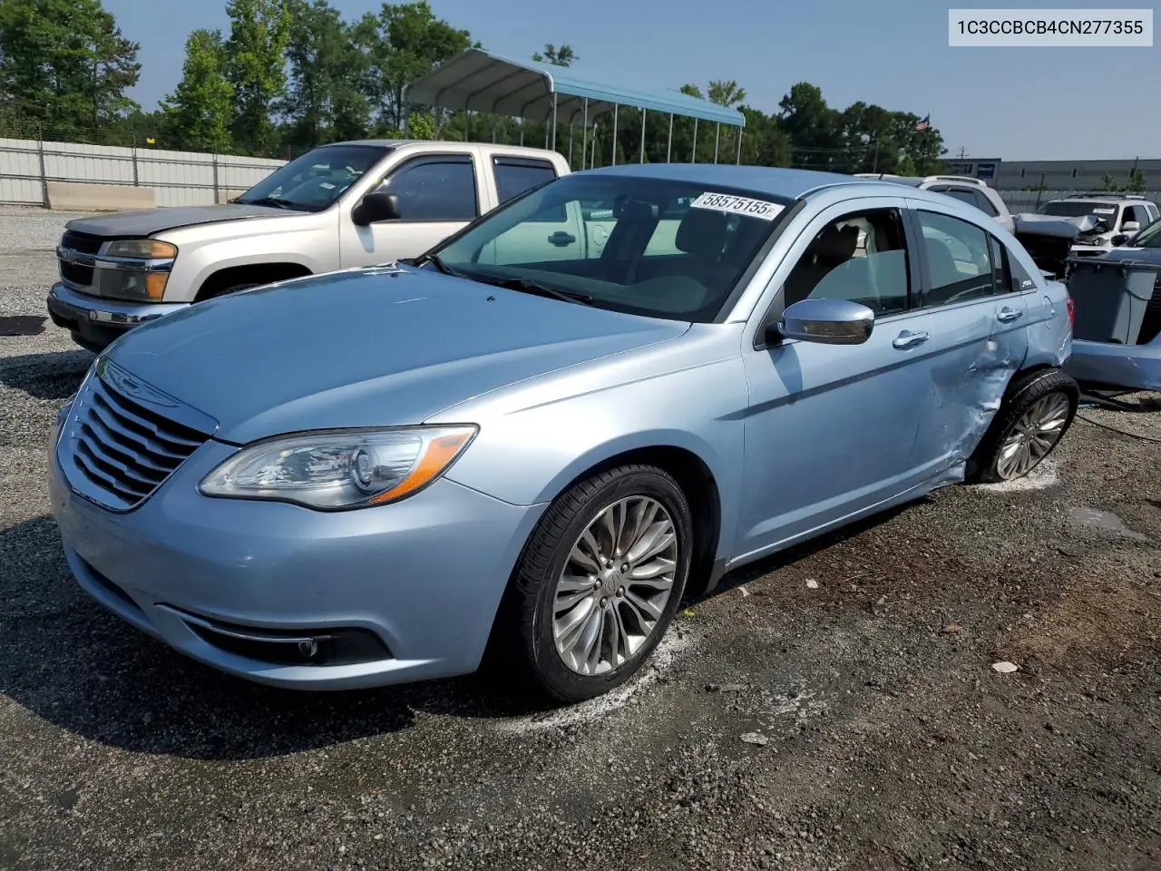 2012 Chrysler 200 Limited VIN: 1C3CCBCB4CN277355 Lot: 58575155