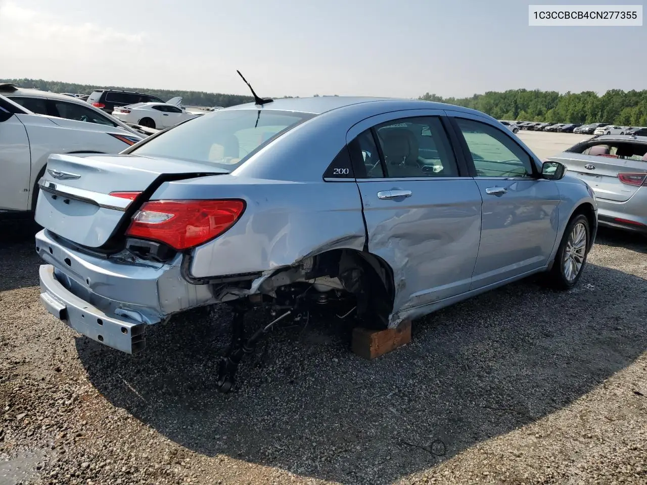 2012 Chrysler 200 Limited VIN: 1C3CCBCB4CN277355 Lot: 58575155