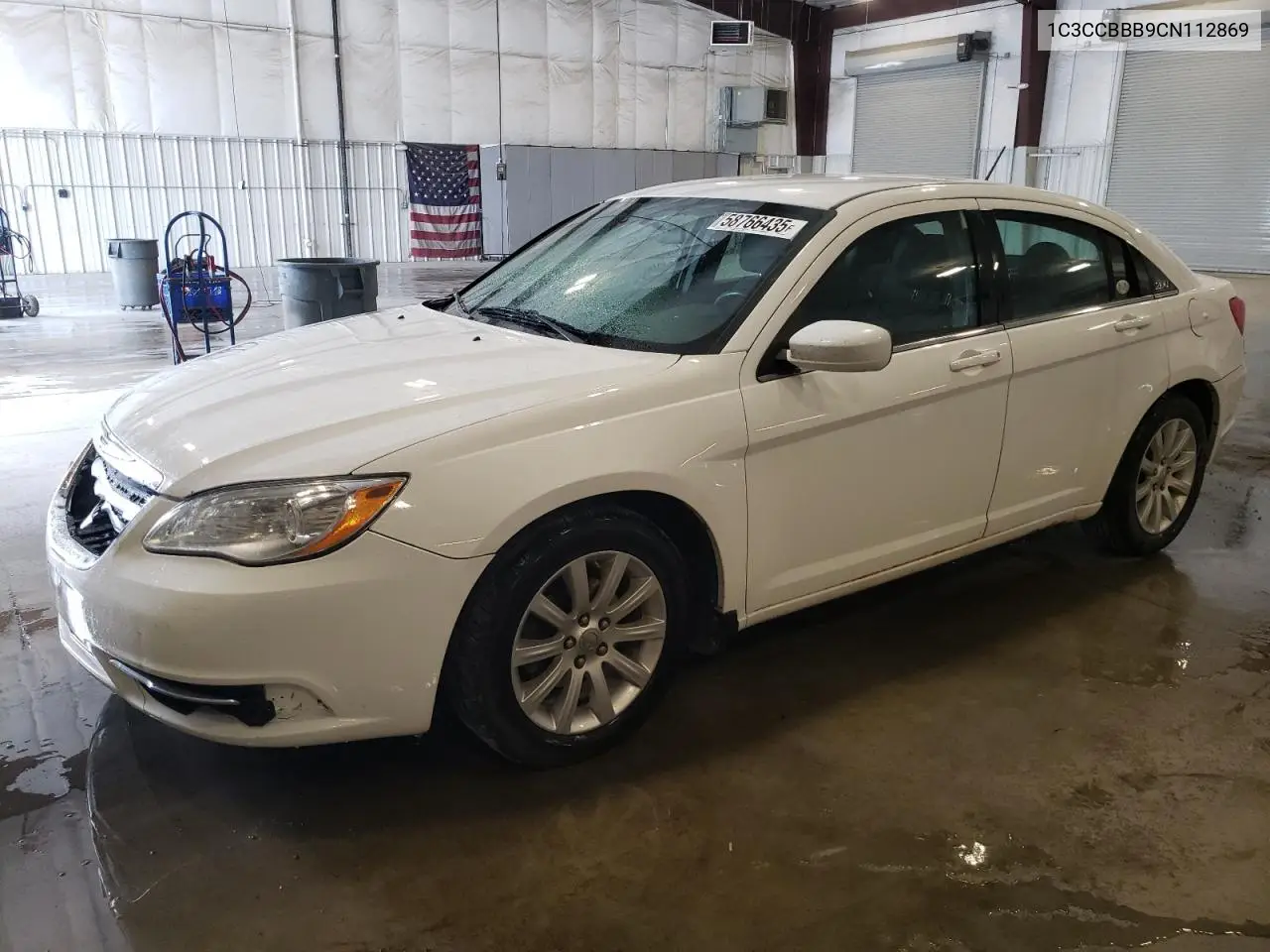 2012 Chrysler 200 Touring VIN: 1C3CCBBB9CN112869 Lot: 58766435