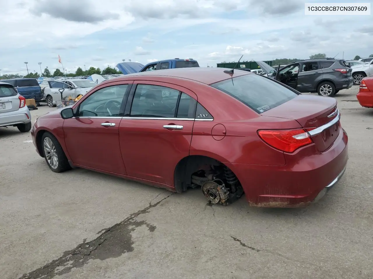 2012 Chrysler 200 Limited VIN: 1C3CCBCB7CN307609 Lot: 60809145