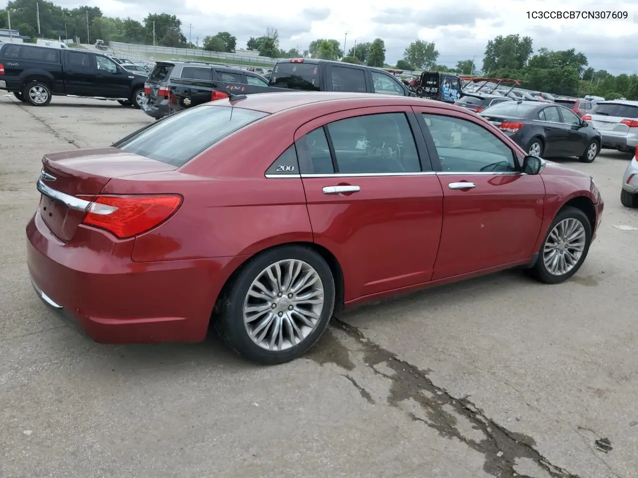 2012 Chrysler 200 Limited VIN: 1C3CCBCB7CN307609 Lot: 60809145