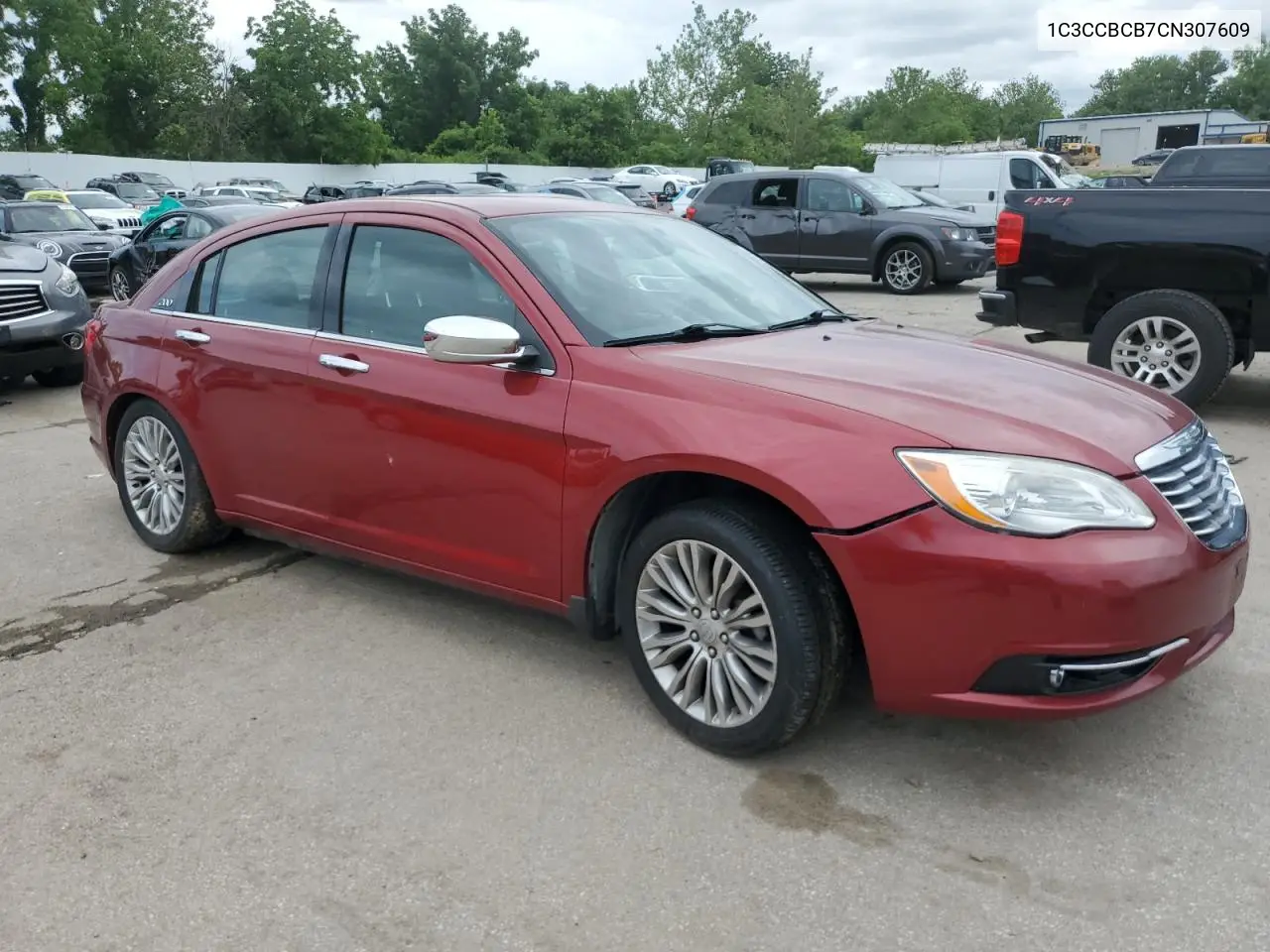 2012 Chrysler 200 Limited VIN: 1C3CCBCB7CN307609 Lot: 60809145