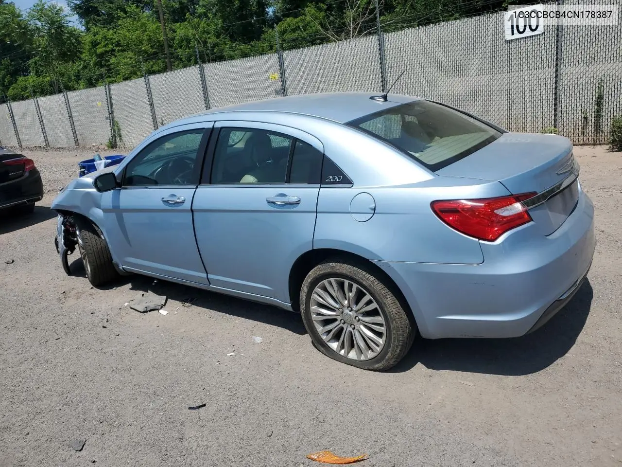2012 Chrysler 200 Limited VIN: 1C3CCBCB4CN178387 Lot: 61248005