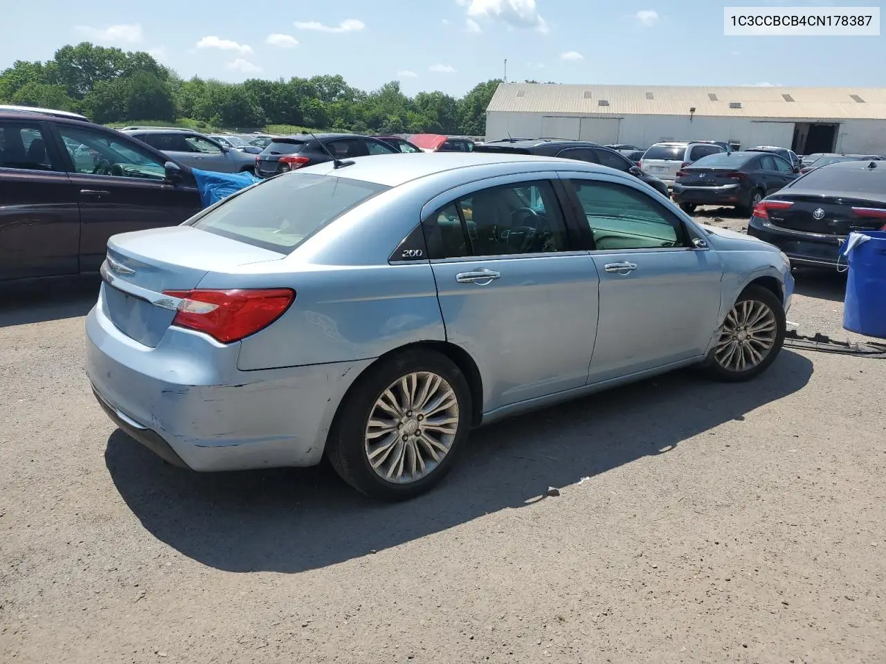 2012 Chrysler 200 Limited VIN: 1C3CCBCB4CN178387 Lot: 61248005