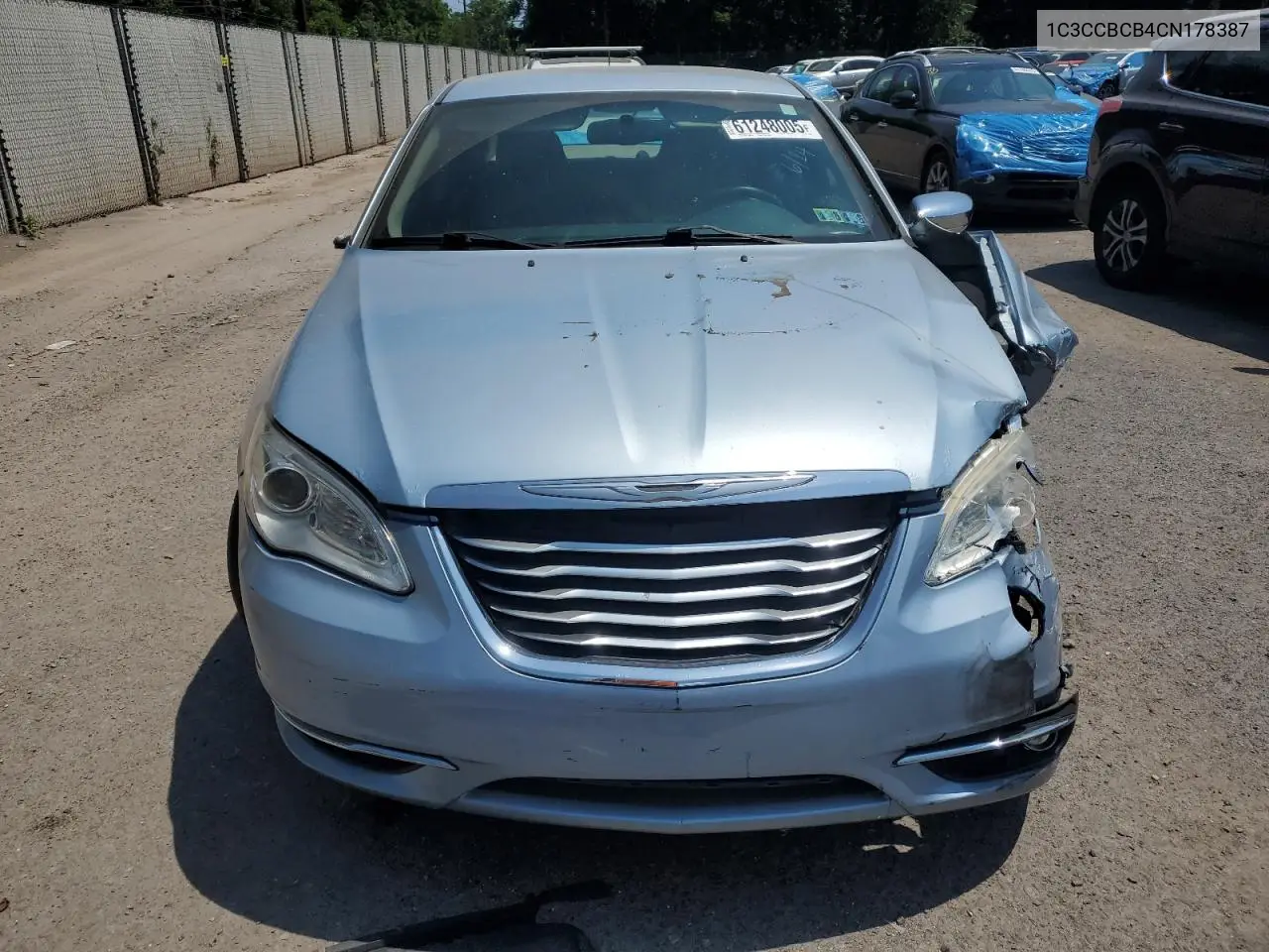 2012 Chrysler 200 Limited VIN: 1C3CCBCB4CN178387 Lot: 61248005