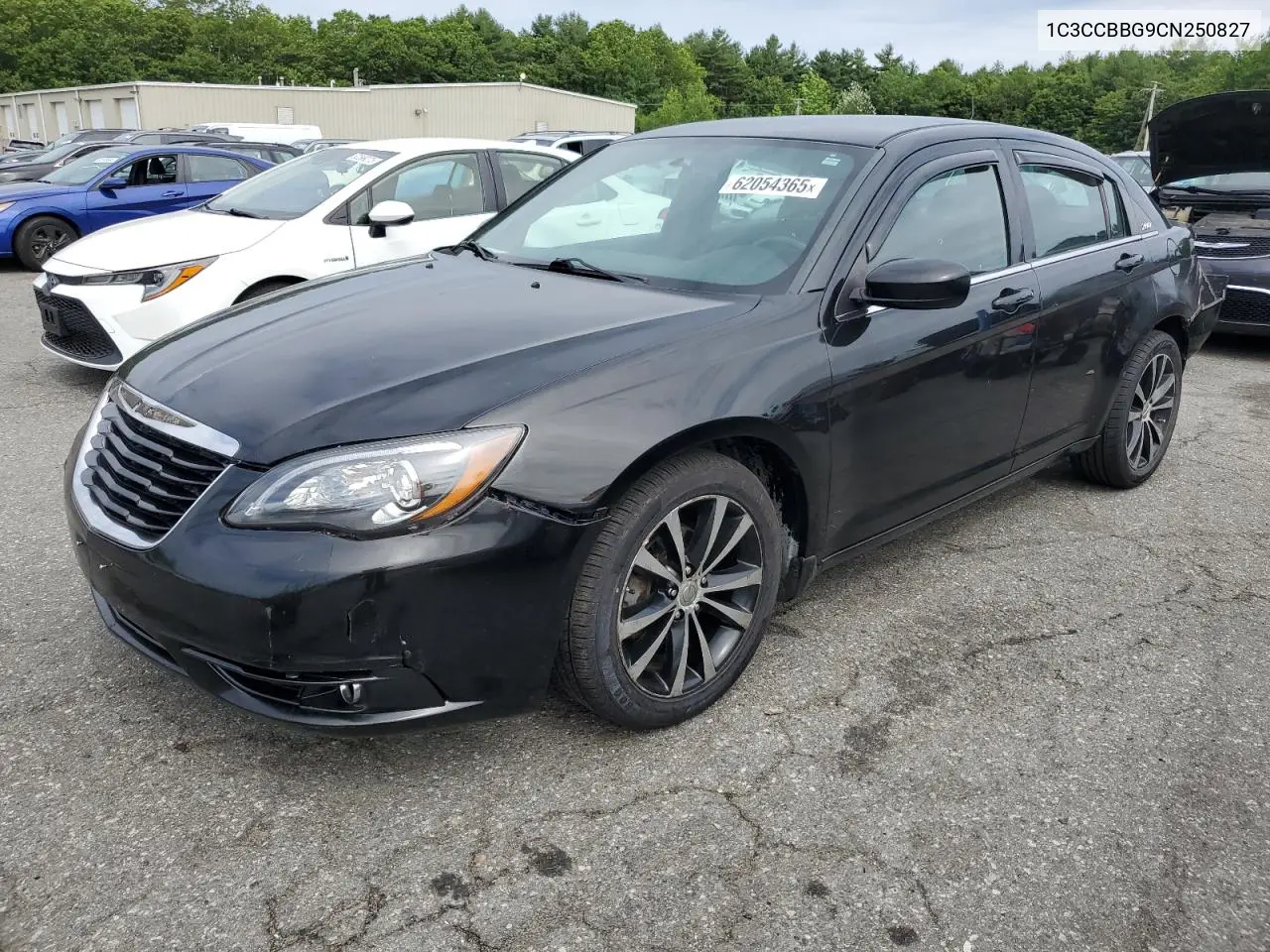2012 Chrysler 200 Touring VIN: 1C3CCBBG9CN250827 Lot: 62054365