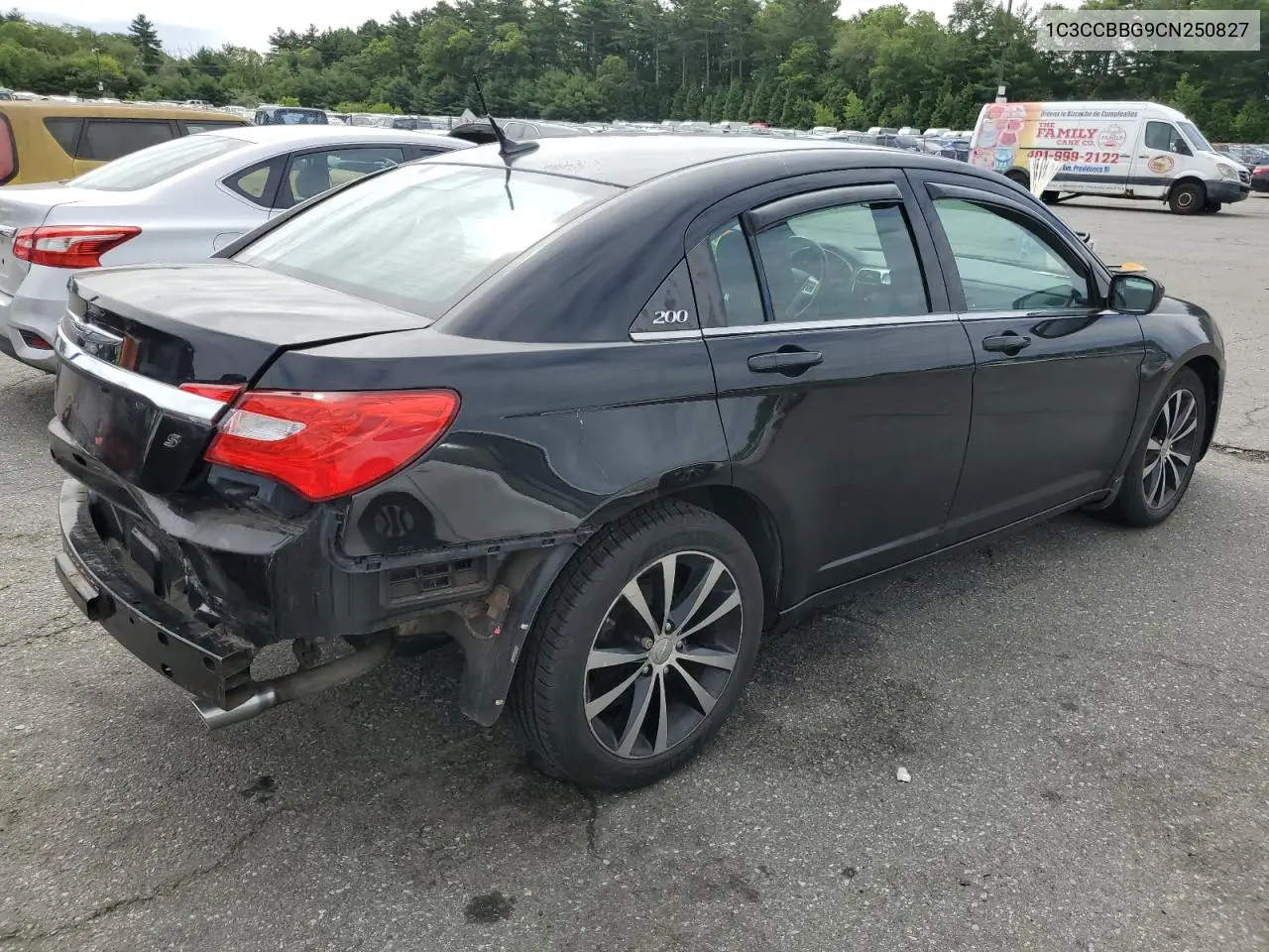 2012 Chrysler 200 Touring VIN: 1C3CCBBG9CN250827 Lot: 62054365