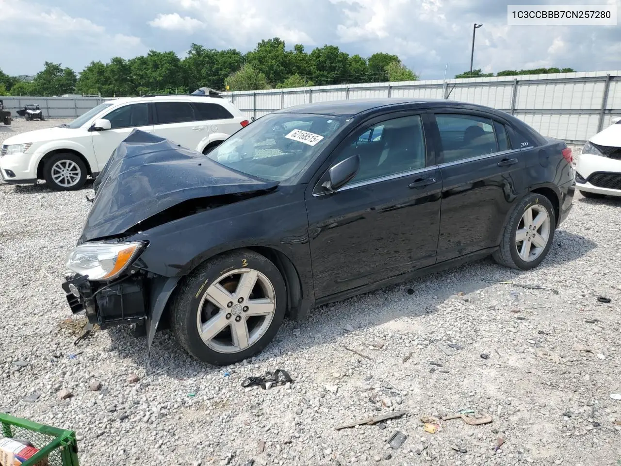 2012 Chrysler 200 Touring VIN: 1C3CCBBB7CN257280 Lot: 62168515