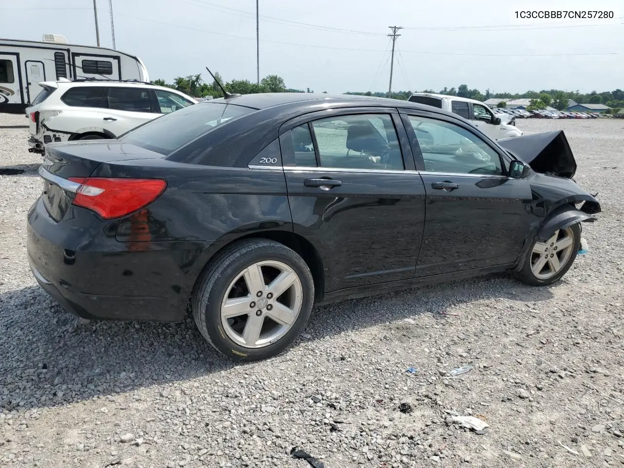 2012 Chrysler 200 Touring VIN: 1C3CCBBB7CN257280 Lot: 62168515