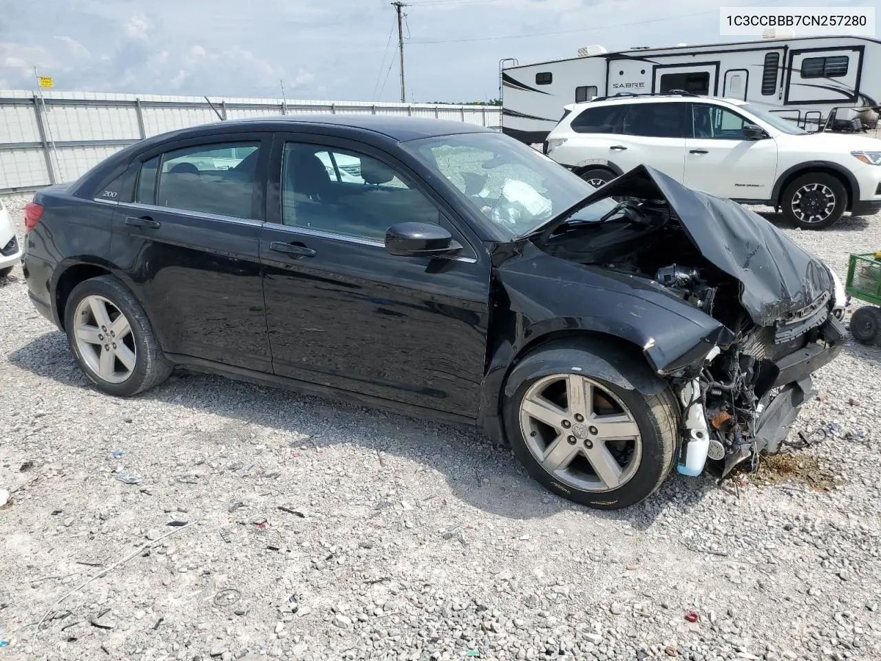 2012 Chrysler 200 Touring VIN: 1C3CCBBB7CN257280 Lot: 62168515