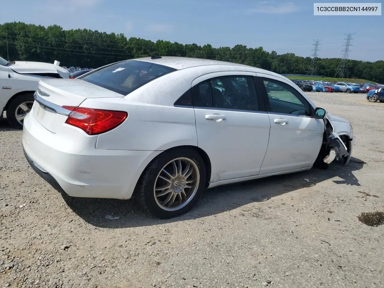 2012 Chrysler 200 Touring VIN: 1C3CCBBB2CN144997 Lot: 62399575