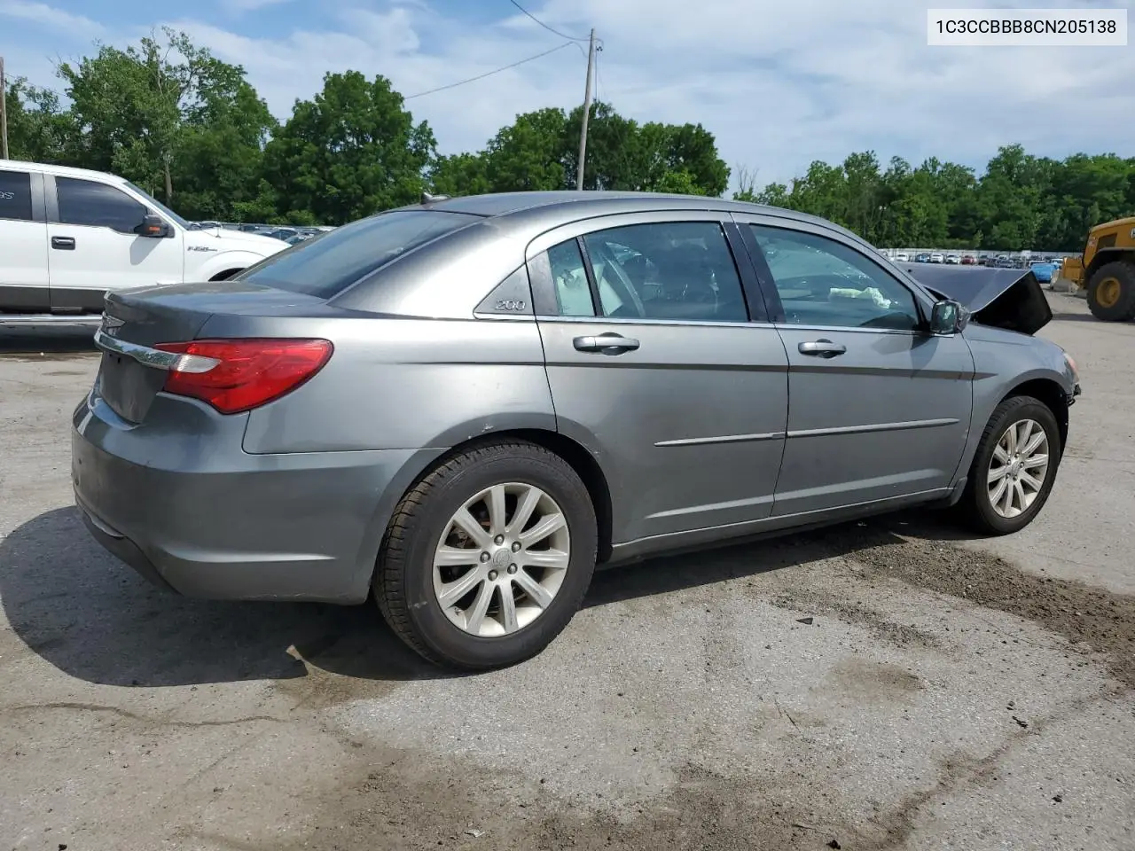 2012 Chrysler 200 Touring VIN: 1C3CCBBB8CN205138 Lot: 62647195