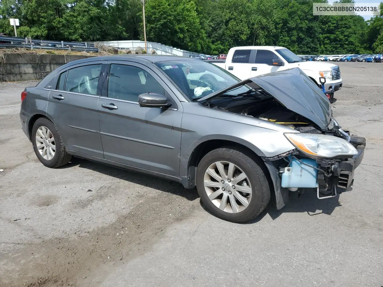 2012 Chrysler 200 Touring VIN: 1C3CCBBB8CN205138 Lot: 62647195