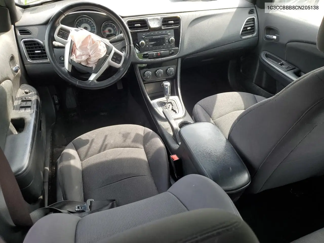 2012 Chrysler 200 Touring VIN: 1C3CCBBB8CN205138 Lot: 62647195