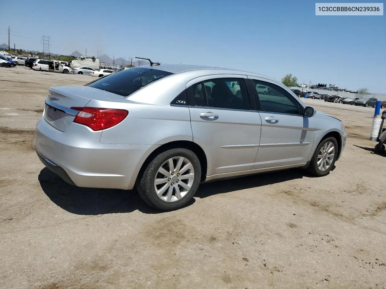 2012 Chrysler 200 Touring VIN: 1C3CCBBB6CN239336 Lot: 62903755