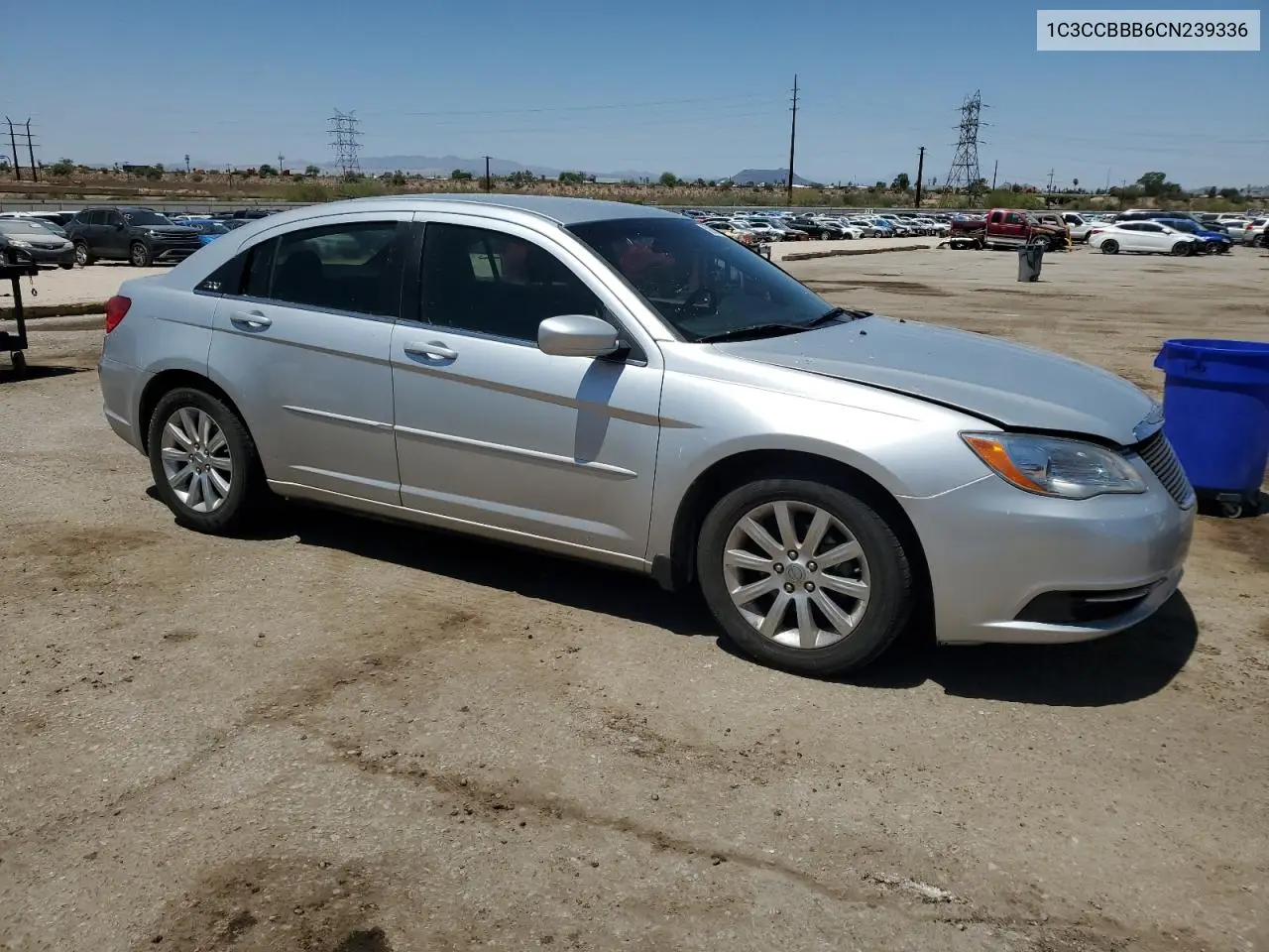 2012 Chrysler 200 Touring VIN: 1C3CCBBB6CN239336 Lot: 62903755
