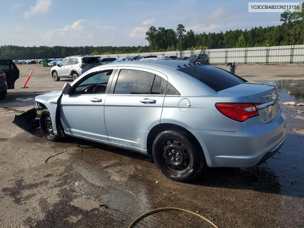 2012 Chrysler 200 Lx VIN: 1C3CCBAB2CN213155 Lot: 64780225
