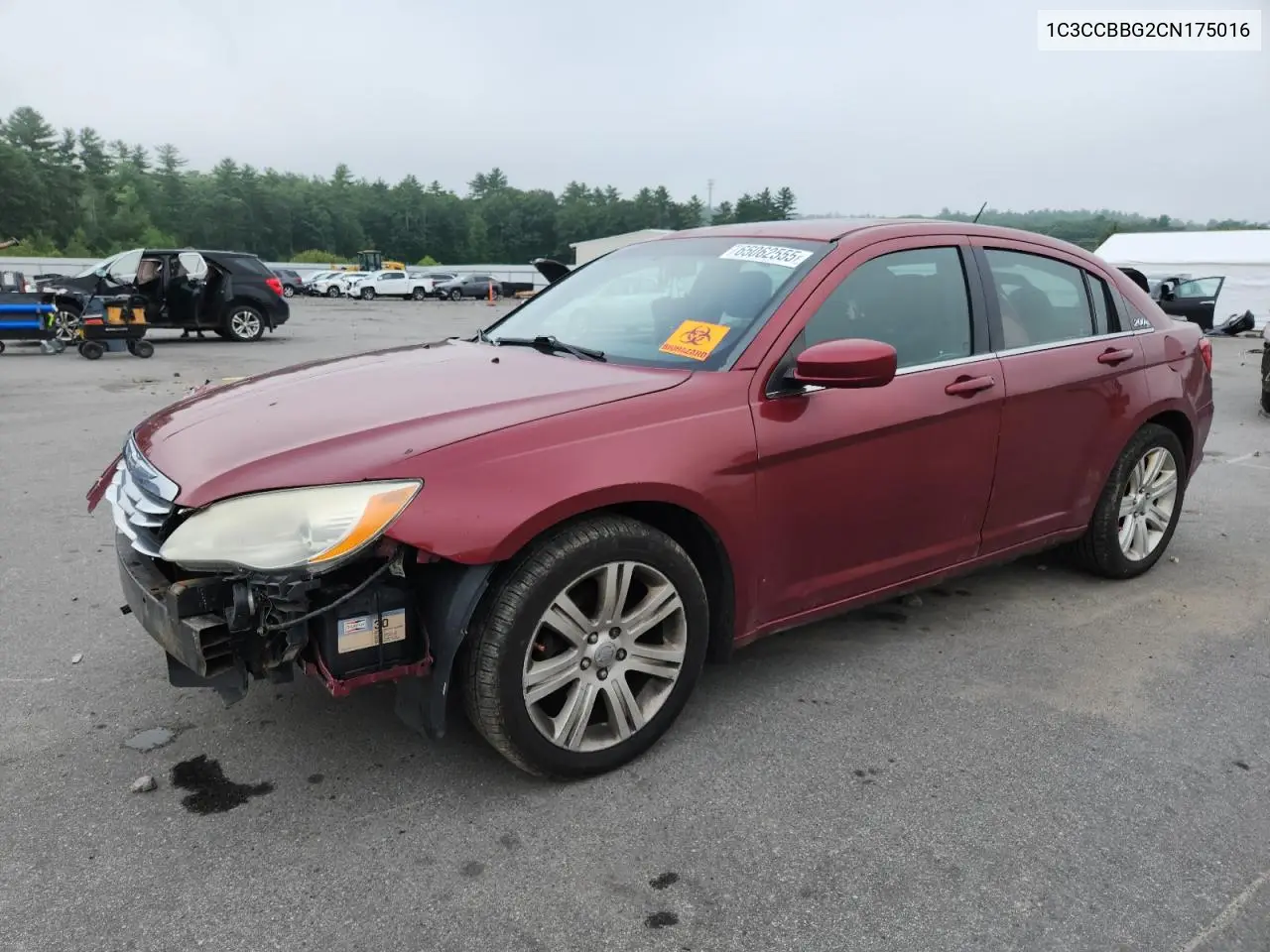 2012 Chrysler 200 Touring VIN: 1C3CCBBG2CN175016 Lot: 65062555