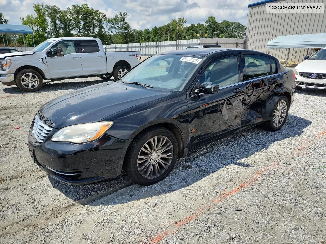 2012 Chrysler 200 Lx VIN: 1C3CCBAB9CN256827 Lot: 65160125