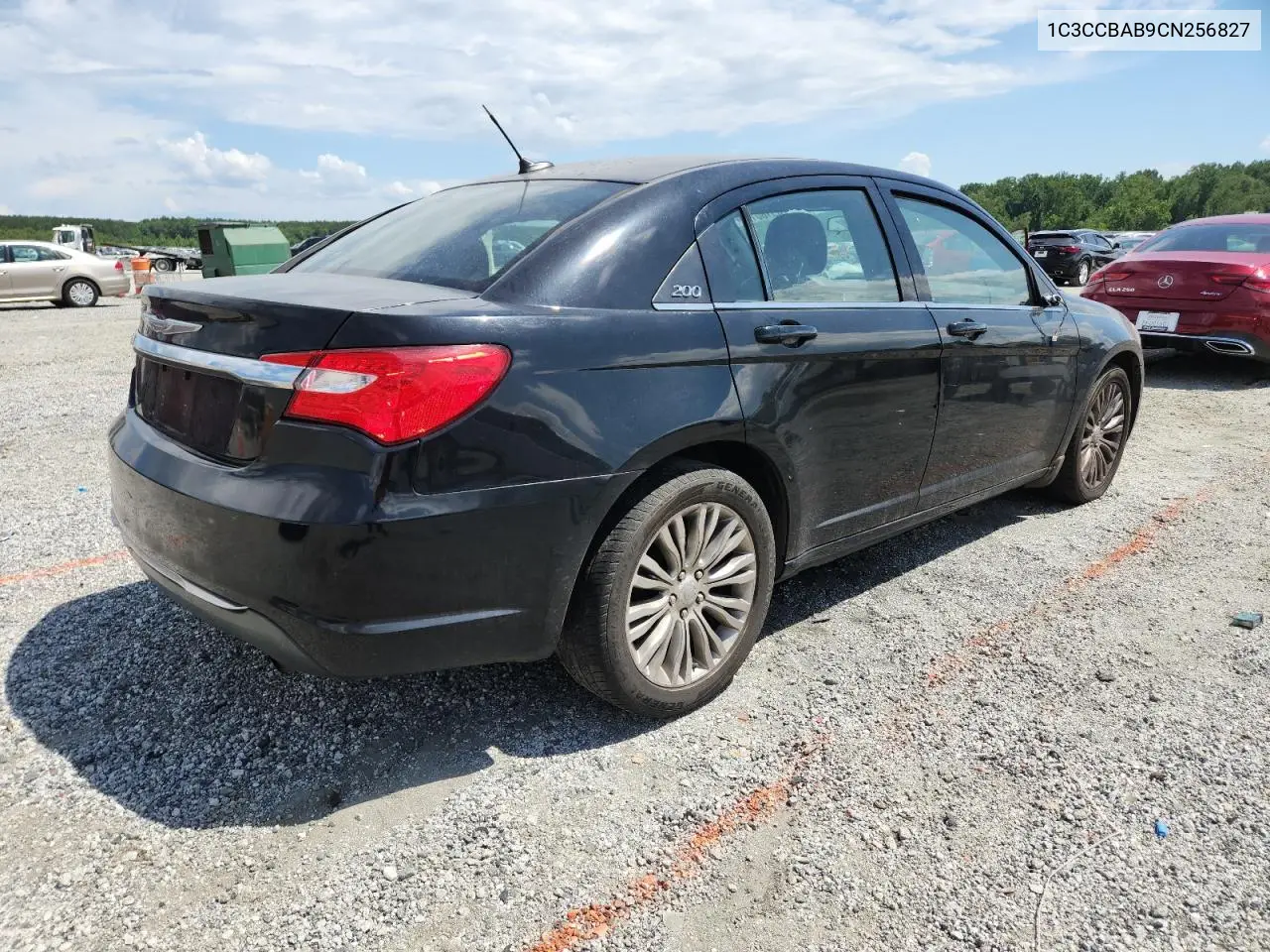 2012 Chrysler 200 Lx VIN: 1C3CCBAB9CN256827 Lot: 65160125