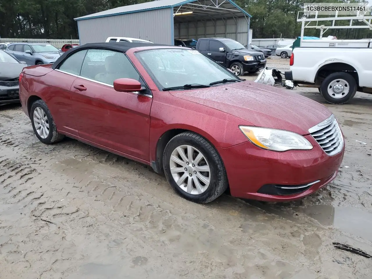 2013 Chrysler 200 Touring VIN: 1C3BCBEBXDN511461 Lot: 45326155