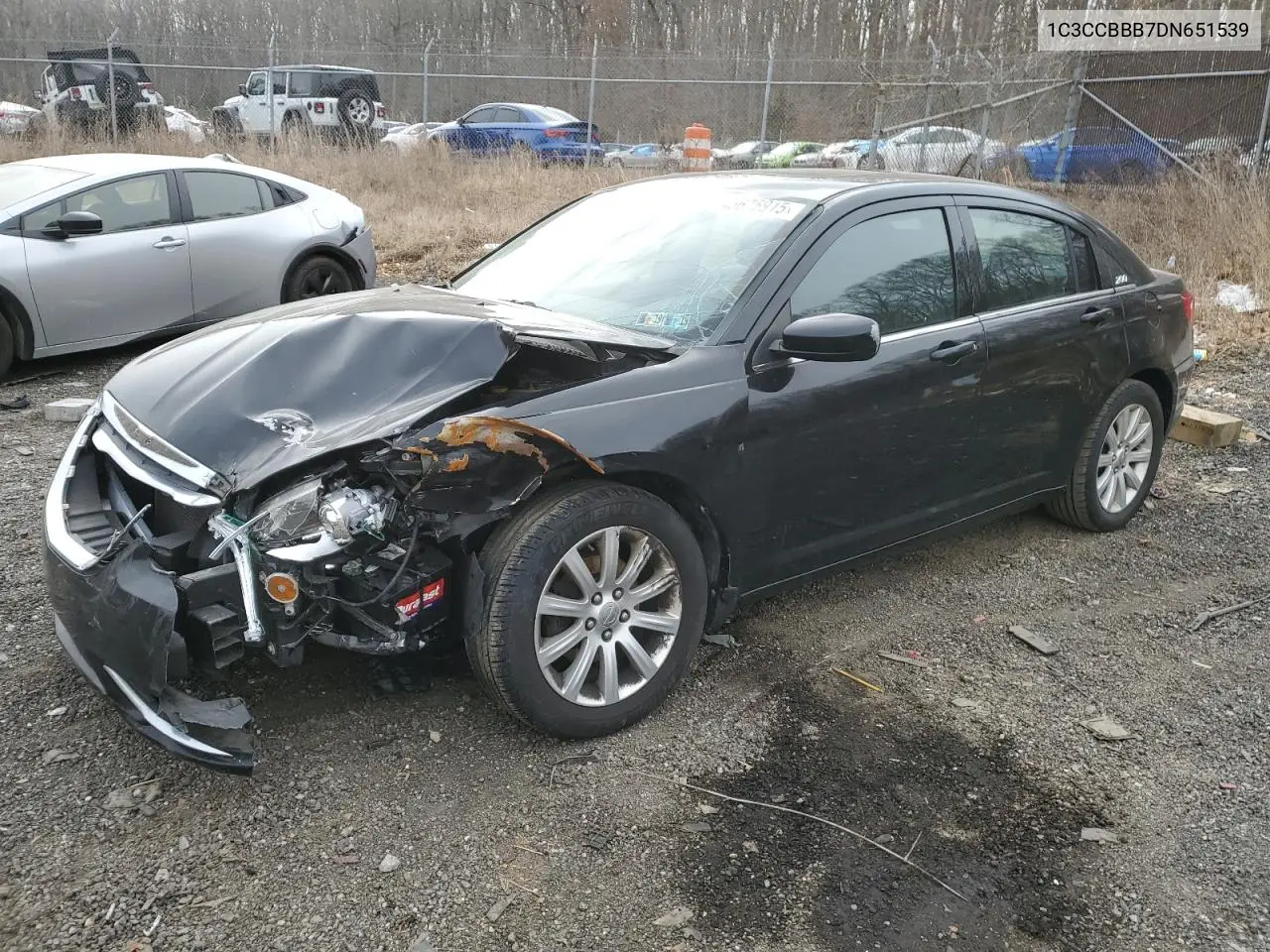 2013 Chrysler 200 Touring VIN: 1C3CCBBB7DN651539 Lot: 45675915