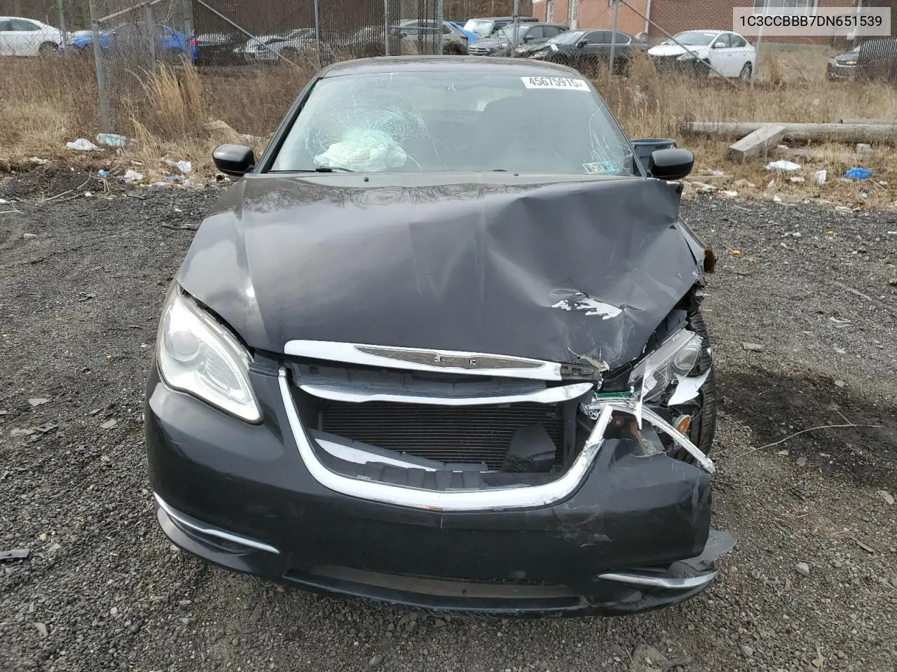 2013 Chrysler 200 Touring VIN: 1C3CCBBB7DN651539 Lot: 45675915