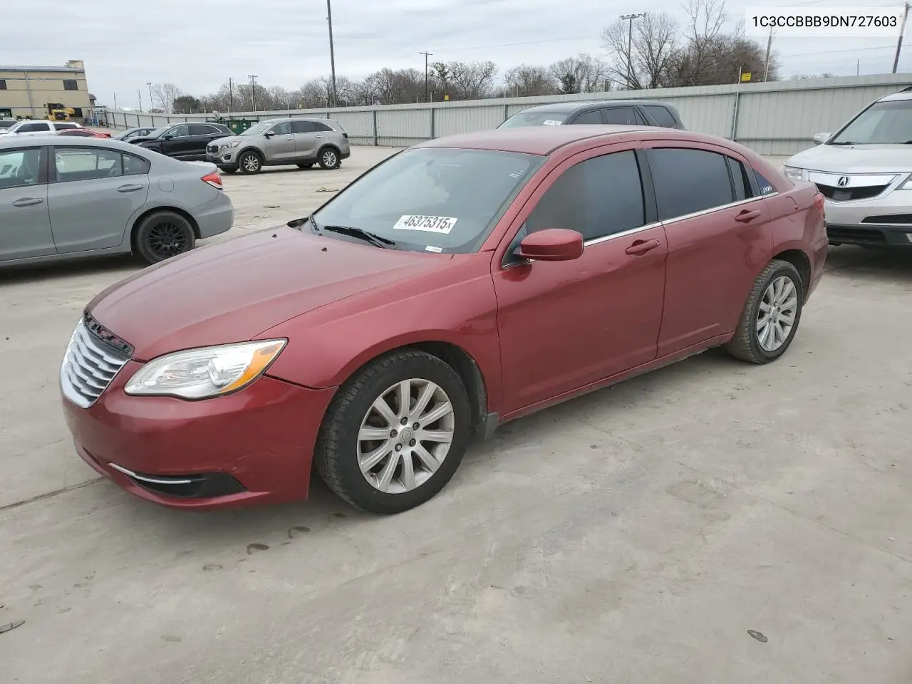 2013 Chrysler 200 Touring VIN: 1C3CCBBB9DN727603 Lot: 46375315